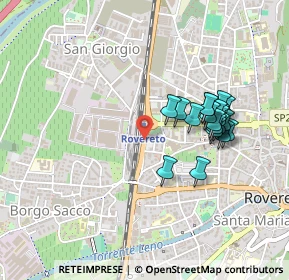 Mappa Via Riva, 38068 Rovereto TN, Italia (0.4165)