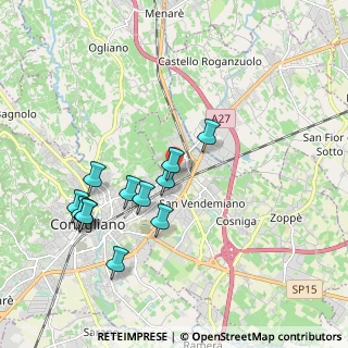 Mappa Via Michelangelo Buonarroti, 31020 San Vendemiano TV, Italia (1.865)