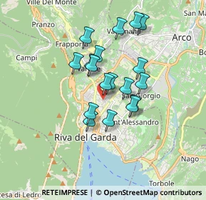 Mappa Via Maria Montessori, 38066 Riva del Garda TN, Italia (1.35222)