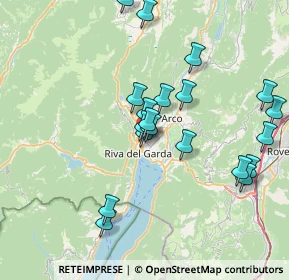 Mappa Via Maria Montessori, 38066 Riva del Garda TN, Italia (7.363)