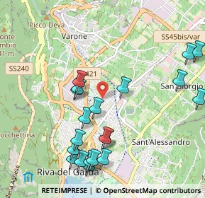 Mappa Via Maria Montessori, 38066 Riva del Garda TN, Italia (1.1315)