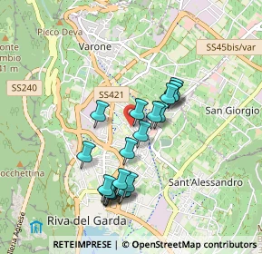 Mappa Via Montessori Maria, 38066 Riva del Garda TN, Italia (0.8)