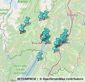 Mappa Via Maria Montessori, 38066 Riva del Garda TN, Italia (10.91889)