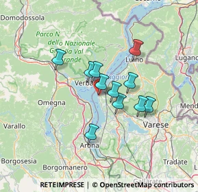 Mappa Via San Rocco, 21014 Laveno-Mombello VA, Italia (9.70091)