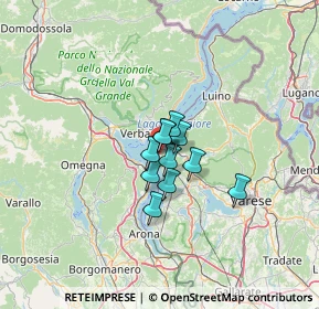 Mappa Via San Rocco, 21014 Laveno-Mombello VA, Italia (6.43636)