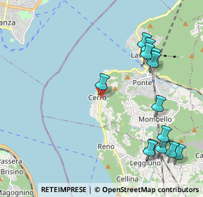 Mappa Via San Rocco, 21014 Laveno-Mombello VA, Italia (2.46769)