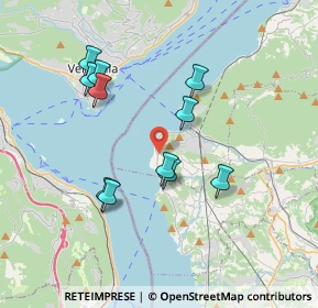 Mappa Via San Rocco, 21014 Laveno-Mombello VA, Italia (3.36909)