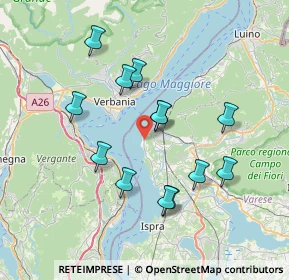 Mappa Via San Rocco, 21014 Laveno-Mombello VA, Italia (6.75385)