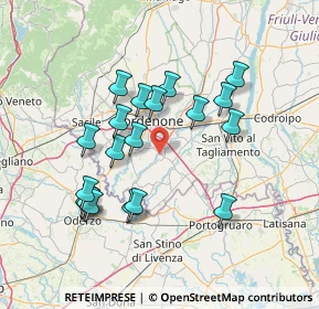 Mappa Via Enrico Fermi, 33082 Azzano Decimo PN, Italia (13.68)