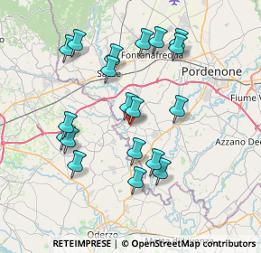 Mappa Via Giacomo Matteotti, 33070 Brugnera PN, Italia (7.21263)
