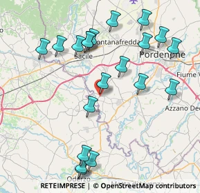 Mappa Via Giacomo Matteotti, 33070 Brugnera PN, Italia (8.8615)