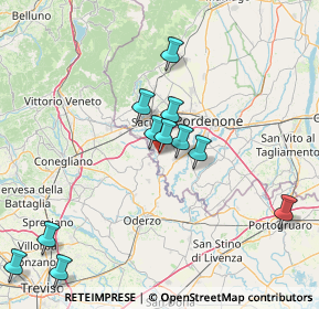 Mappa Via Giacomo Matteotti, 33070 Brugnera PN, Italia (15.36)