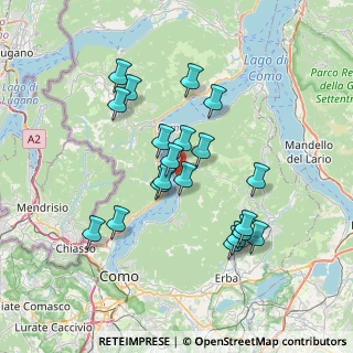 Mappa Via dei Monti, 22020 Nesso CO, Italia (6.516)