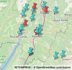 Mappa Via Baroni di Cavalcabò, 38068 Rovereto TN, Italia (16.43167)