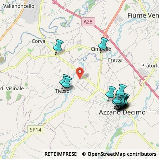 Mappa Via E. Fermi, 33082 Azzano Decimo PN, Italia (2.2785)