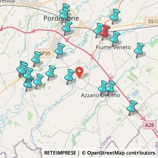 Mappa Via E. Fermi, 33082 Azzano Decimo PN, Italia (5.0625)