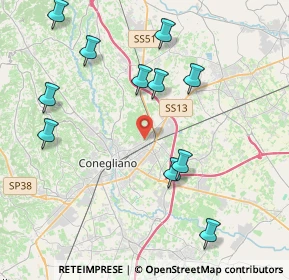 Mappa Via Longhena, 31020 San Vendemiano TV, Italia (4.42)