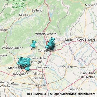 Mappa Via Longhena, 31020 San Vendemiano TV, Italia (12.94056)