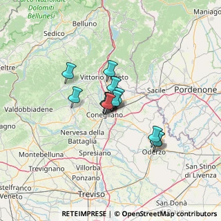 Mappa Via Longhena, 31020 San Vendemiano TV, Italia (8.06462)