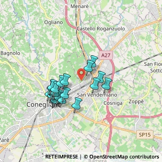 Mappa Via Longhena, 31020 San Vendemiano TV, Italia (1.541)