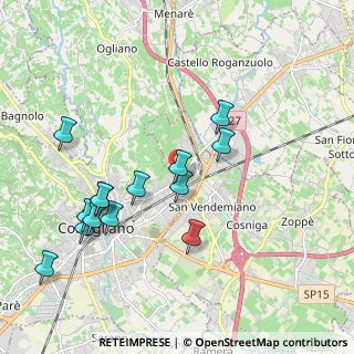 Mappa Via Longhena, 31020 San Vendemiano TV, Italia (2.015)