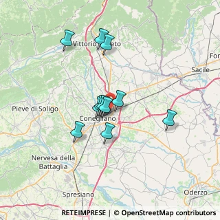 Mappa Via Longhena, 31020 San Vendemiano TV, Italia (5.53455)