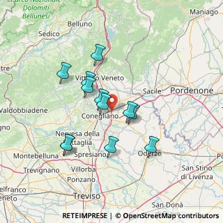 Mappa Via Visnadello, 31020 San Vendemiano TV, Italia (12.0025)