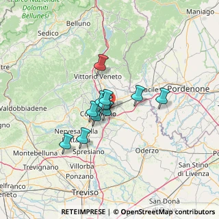 Mappa Via Visnadello, 31020 San Vendemiano TV, Italia (8.89455)