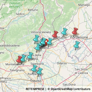 Mappa Via Visnadello, 31020 San Vendemiano TV, Italia (13.21688)