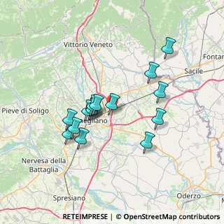 Mappa Via Visnadello, 31020 San Vendemiano TV, Italia (6.052)
