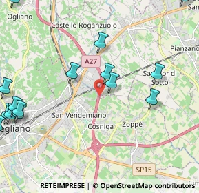 Mappa Via Visnadello, 31020 San Vendemiano TV, Italia (2.97625)