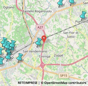 Mappa Via Visnadello, 31020 San Vendemiano TV, Italia (3.34571)