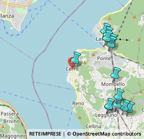 Mappa Via A. Rosmini, 21014 Laveno-Mombello VA, Italia (2.57538)