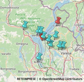 Mappa Via A. Rosmini, 21014 Laveno-Mombello VA, Italia (9.73182)