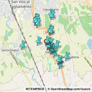 Mappa Via della Chiesa, 33078 San Vito al Tagliamento PN, Italia (0.72593)