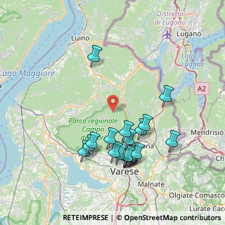 Mappa Parco Regionale Campo dei Fiori, 21030 Bedero Valcuvia VA, Italia (7.65947)