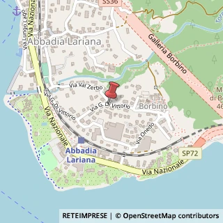 Mappa Via G. Di Vittorio,  24, 23900 Abbadia Lariana, Lecco (Lombardia)