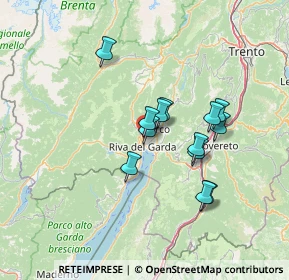 Mappa Via delle Ginestre, 38066 Riva del Garda TN, Italia (10.93154)