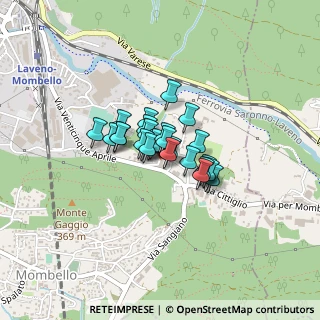 Mappa Via Famiglia Revelli, 21014 Laveno-Mombello VA, Italia (0.20769)