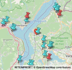 Mappa Via Famiglia Revelli, 21014 Laveno-Mombello VA, Italia (10.3575)