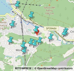 Mappa Via Famiglia Revelli, 21014 Laveno-Mombello VA, Italia (1.03308)