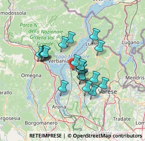 Mappa Via Famiglia Revelli, 21014 Laveno-Mombello VA, Italia (10.1765)