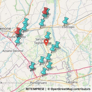 Mappa Via della Roggia, 33078 San Vito al Tagliamento PN, Italia (8.92)
