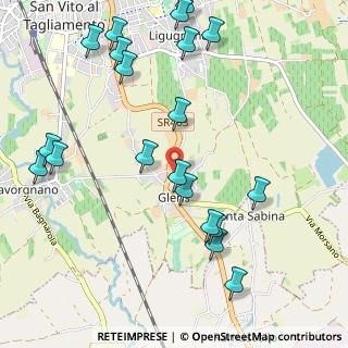 Mappa Via della Roggia, 33078 San Vito al Tagliamento PN, Italia (1.245)