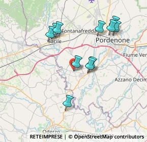 Mappa Via Venti Settembre, 33070 Brugnera PN, Italia (7.34091)