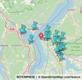 Mappa Lungolago Perabò, 21014 Laveno-Mombello VA, Italia (6.16188)