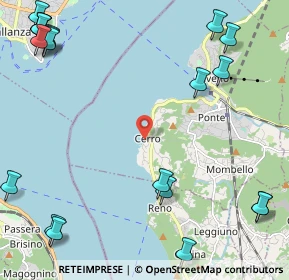 Mappa Lungolago Perabò, 21014 Laveno-Mombello VA, Italia (3.3085)