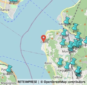 Mappa Lungolago Perabò, 21014 Laveno-Mombello VA, Italia (3.1675)