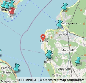 Mappa Lungolago Perabò, 21014 Laveno-Mombello VA, Italia (3.64267)