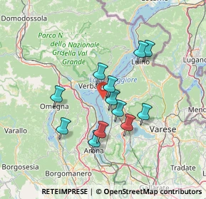 Mappa Lungolago Perabò, 21014 Laveno-Mombello VA, Italia (11.45667)